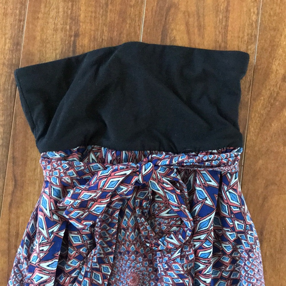 Xhilaration geometric multi maxi dress